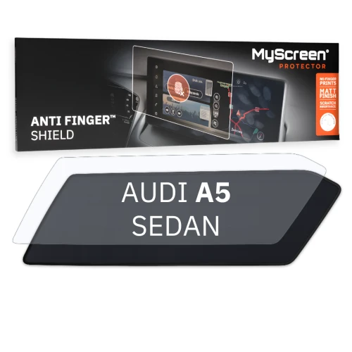 Folia samochodowa na panel kontrolny do MyScreen Anti Finger Shield do Audi A5 III (2024-2026), matowa