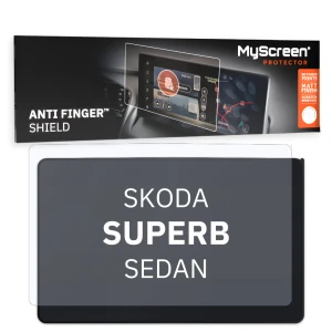 Folia samochodowa na ekran główny, MyScreen Anti Finger Shield do Skoda Superb (Essence) IV (2024-2026), matowa