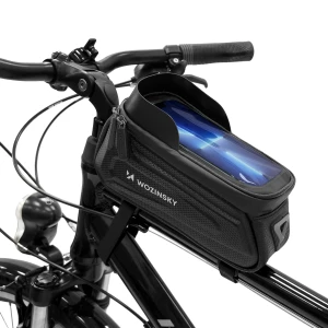 Torba na ramę Wozinsky Active WBB28BK z etui na telefon, czarna