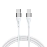 Kabel USB-C do USB-C Wozinsky WSTCC2, 65 W, 2 m, biały