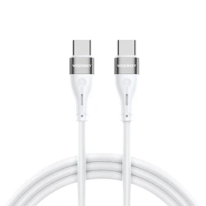 Kabel USB-C do USB-C Wozinsky WSTCC2, 65 W, 2 m, biały