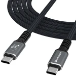 Kabel USB-C Wozinsky WPS-UY41S, USB4 40 Gb/s / 240 W, 1 m, czarny