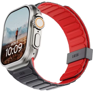 Pasek Urban Armor Gear Pathfinder do Apple Watch 49/46/45/44 mm, czerwono-grafitowy