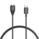 Kabel Tech-Protect MC04 UltraBoost, USB-C do ładowania zegarków Garmin, 1 m, czarny