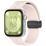 Silikonowy pasek Bizon Strap Watch Silicone L do Huawei Watch Fit  5/5 Pro/4 Pro/Fit 4/Fit 3, różowy