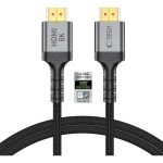 Kabel HDMI 2.1, Tech-Protect Ultraboost 4K 120Hz / 8K 60Hz 2 m, czarno-szary 