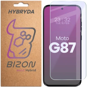 Elastyczne szkło hybrydowe Bizon Hybrid Mule do Motorola Moto G87 5G