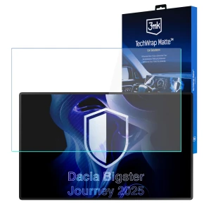 Matowa folia ochronna na ekran nawigacji do Dacia Bigster Journey (2025 - ), 3mk TechWrap Matte