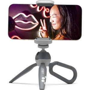OUTLET: Statyw stołowy Joby HandyPod Clip z klamrą do smartfona i wbudowanym karabińczykiem, szary