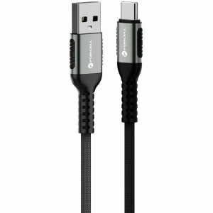 OUTLET: Kabel Forcell F-Energy C256 USB-A do USB-C, 3A, 66W, 1,2 m, czarny