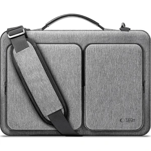OUTLET: Torba na laptopa 13-14" na ramię, Tech-Protect Defender Bag, szara