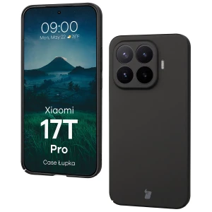 Etui Bizon Case Łupka do Xiaomi 17T Pro, czarne