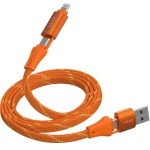 Kabel magnetyczny 4w1 Adam Elements PeAk MF401 USB-C / USB-A / Lightning, 60W, 1m, pomarańczowy