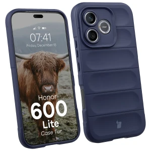 Pancerne etui Bizon Case Tur do Honor 600 Lite 5G, granatowe