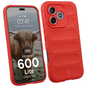 Pancerne etui Bizon Case Tur do Honor 600 Lite 5G, czerwone