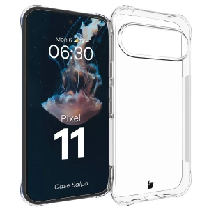 Elastyczne etui Bizon Case Salpa do Google Pixel 11, przezroczyste