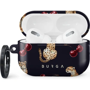 OUTLET: Etui Burga Cougar do AirPods Pro 2, granatowe ze wzorem