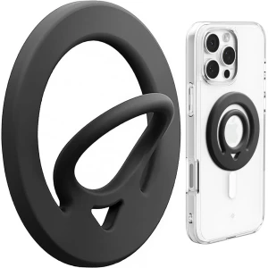 OUTLET: Uchwyt na palec Spigen Dual Pop MagFit Holder do MagSafe, czarny