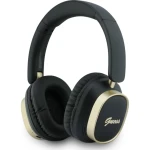 Bezprzewodowe słuchawki nauszne Guess ENC Rectangle Metal Script Bluetooth 5.4, czarne