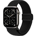 Pasek Crong Wave Band do Apple Watch 49/46/45/44 mm, czarny