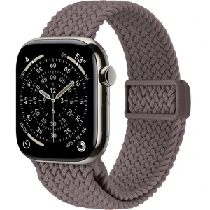 Pasek Crong Wave Band do Apple Watch 49/46/45/44 mm, brązowy