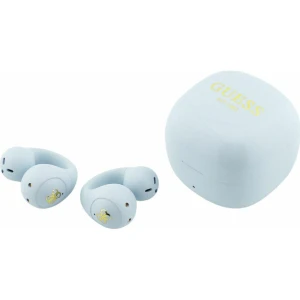 Bezprzewodowe słuchawki douszne, otwarte Guess OWS Mini Classic, Bluetooth 6.0, turkusowe