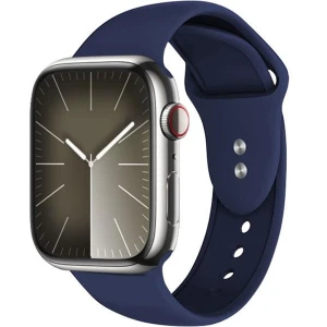 Pasek Crong Liquid Band do Apple Watch 49/46/45/44 mm, granatowy