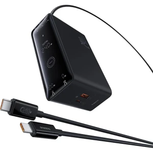 Stacja ładująca Baseus Digital GaN 3x USB-C PD, 1x USB-A, 1x DC,240W, czarna 
