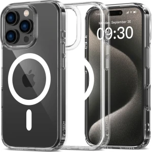 OUTLET: Etui Tech-Protect Flexair Hybrid do MagSafe do iPhone 16 Pro Max, przezroczyste