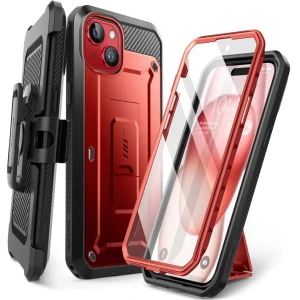 OUTLET: Etui Supcase UB Pro SP do iPhone 15, czerwone