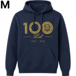 Bluza jubileuszowa z kapturem, hoodie, OKS "1926 OKS 2026", granatowo-złota, M