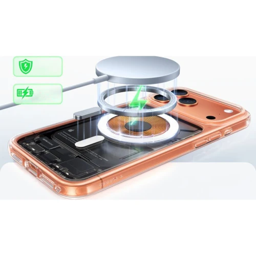Etui Torras Guardian-Mag do MagSafe do iPhone 17 Pro, przezroczyste