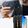 Etui Torras Guardian-Mag do MagSafe do iPhone 17 Pro, przydymione z czarną ramką