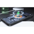 Etui Torras Guardian-Mag do MagSafe do iPhone 17 Pro Max, przydymione z czarną ramką