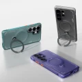 Etui z obrotową podstawką 360° Torras Ostand Q3 Air do MagSafe do Galaxy S26 Ultra, czarne