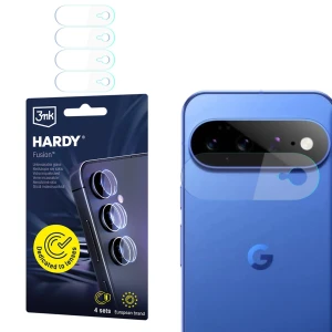 4x Szkło hybrydowe na soczewki aparatu, 3mk Hardy Fusion Lens Protection do Google Pixel 11