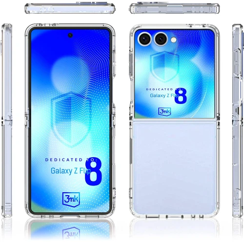 Etui 3mk Armor Case do Galaxy Z Flip8, przezroczyste