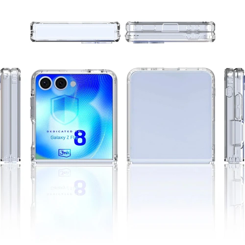 Etui 3mk Armor Case do Galaxy Z Flip8, przezroczyste
