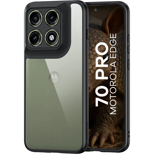 Etui Dux Ducis AIMO do Motorola Edge 70 Pro, czarno-przezroczyste