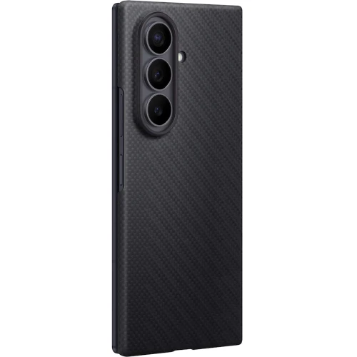 Oryginalne etui + 2x folia antyrefleksyjna na przedni ekran Samsung Carbon Magnet Case do MagSafe do Galaxy Z Fold8 Ultra, czarne