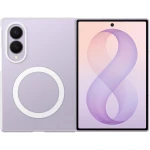 Etui + 2x folia antyrefleksyjna na przedni ekran Samsung Clear Magnet Case do MagSafe do Galaxy Z Fold8, przezroczysto-białe