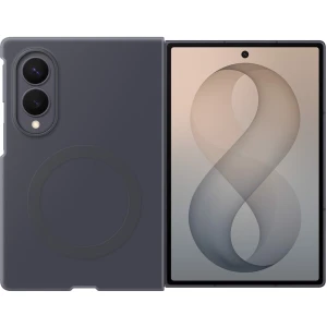 Etui + 2x folia antyrefleksyjna na przedni ekran Samsung Silicone Magnet Case do Galaxy Z Fold8, do MagSafe, grafitowe