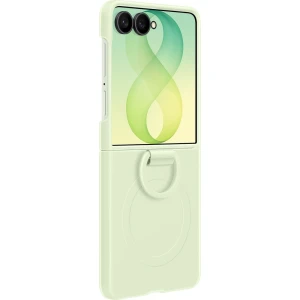 Etui Samsung Silicone Ring Magnet Case do MagSafe do Galaxy Z Flip8, zielone