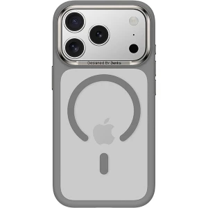 Etui Benks Magnetic Mist Metal Frame MagSafe do iPhone 17 Pro, szare