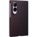 Etui + 2x folia antyrefleksyjna Samsung Carbon Magnet Case do MagSafe do Galaxy Z Fold8, czerwone