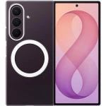 Etui + 2x folia antyrefleksyjna Samsung Clear Magnet Case do MagSafe do Galaxy Z Fold8 Ultra, przezroczysto-białe