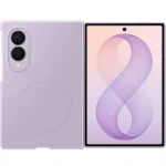 Etui + 2x folia antyrefleksyjna Samsung Silicone Magnet Case do Galaxy Z Fold8, do MagSafe, fioletowe