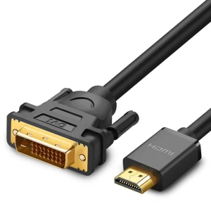 OUTLET: Dwukierunkowy kabel Ugreen przewód HDMI - DVI 1m, czarny
