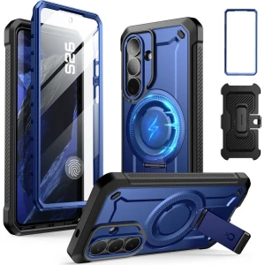 OUTLET: Etui pancerne Supcase UB Pro MagSafe SP+noSP do Galaxy S26, niebiesko-czarne