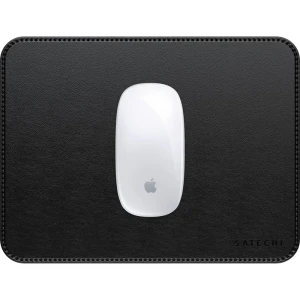 OUTLET: Podkładka pod mysz, na biurko ze skóry wegańskiej, Satechi Premium Mouse Pad, czarna
